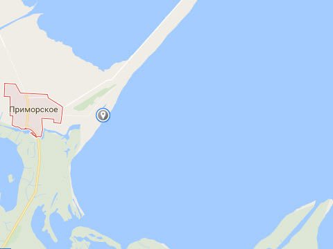 Карта Приморское базы отдыха база отдыха Портовик
