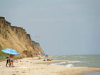 Курортное фото: пляж, море, отдыхающие в Курортном Одесской области