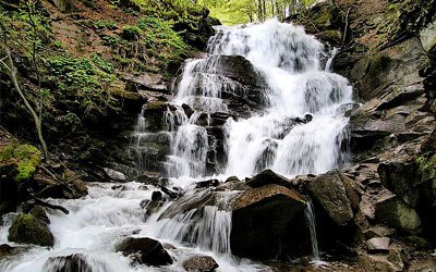 Отдых в Карпатах 2023, водопад Шипот
