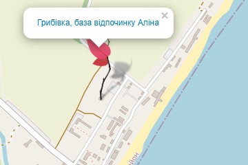 Карта Грибівка Аліна