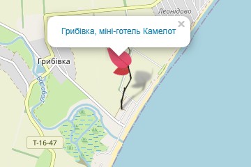 Карта Грибівка Камелот