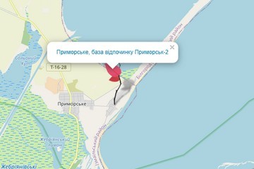 Карта Приморське RANDEVU